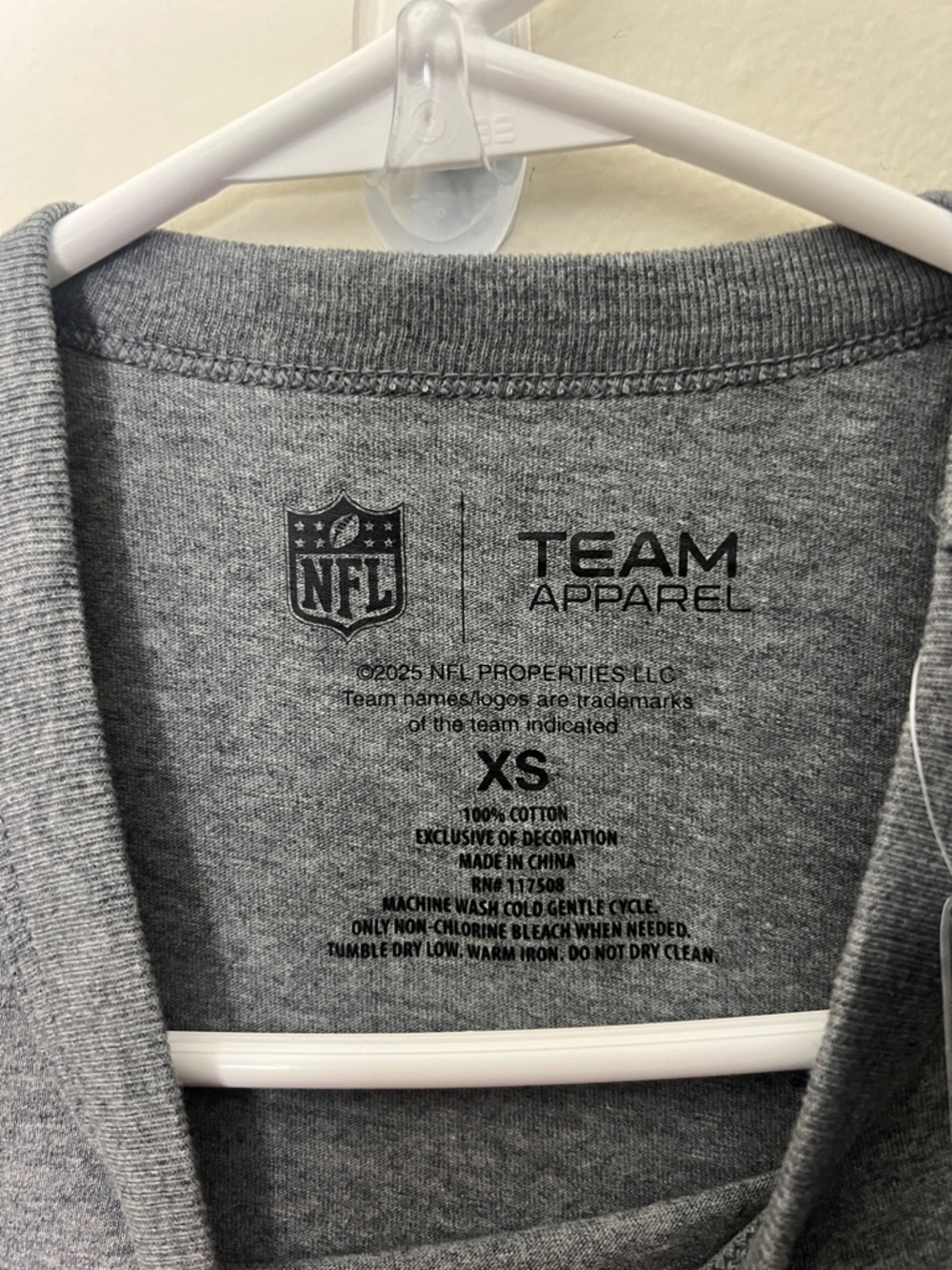 NFL Gray Buffalo Bills Crewneck Tee - Picture 2 of 4